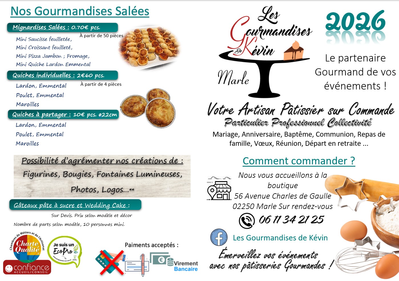 Les Gourmandises De Kevin Tarifs 2026 Les Gourmandises De Kevin Tarifs 2026