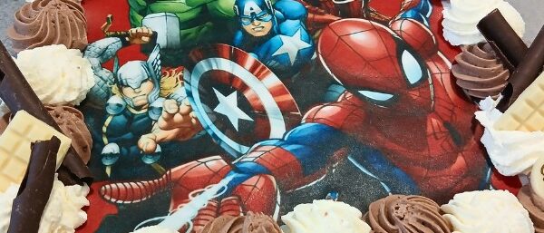 Les Gourmandises de Kevin Hirson Marle Guise gateau anniversaire enfant super heros avengers