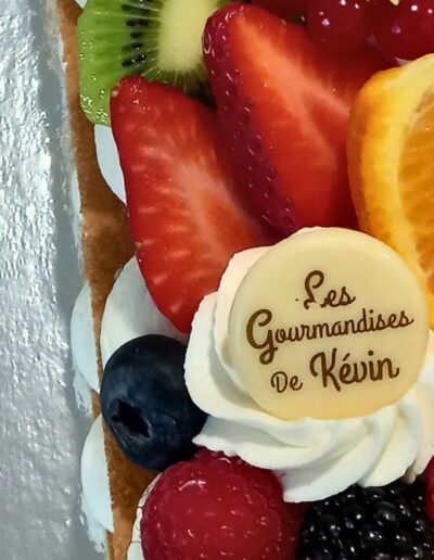 Les Gourmandises de Kevin Marles gateau danniversaire Hirson Guise Laon 02 Aisne fruits frais