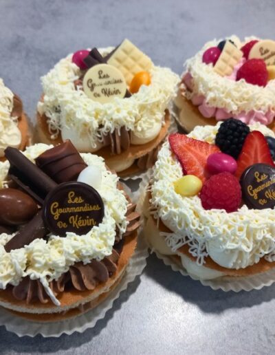 Les Gourmandises de Kevin patisserie Marles gateaux individuels