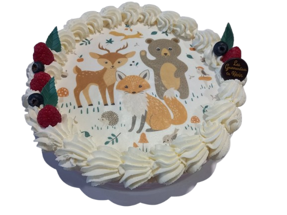 les gourmandises de kevin archer patissier marle gateau anniversaire animaux foret