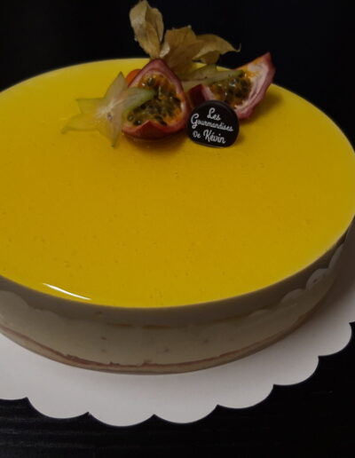 lesgourmandisesdekevin bavarois fruits passion vanille exotique creme