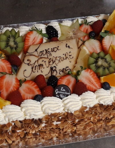 lesgourmandisesdekevin multifruits creme fruits frais anniversaire