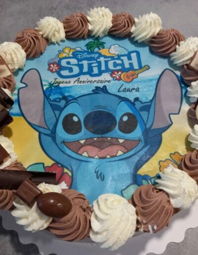 gateau anniversaire bapteme les gourmandises de kevin stitch dessin animee